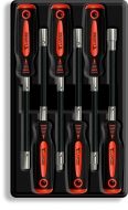 6pc Flexible Nut Screwdriver Set