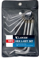 9pc L Key Hex Driver Set