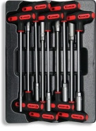 9pc T Handle Nut Driver Set