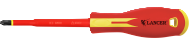 Insulated  EASY-IN Slotted/Pozi Screwdriver