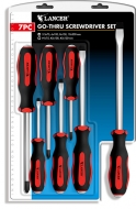 7pc Go-Through Screwdriver Set