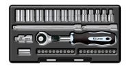 38pc 1/4"Dr. i-Ratchet Screwdriver Socket & Bit Set