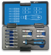 11pcs Interchangeable Torque Screwdriver Set