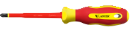 Insulated  EASY-IN Slotted/Pozi Screwdriver