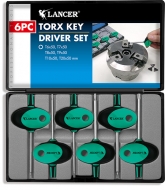 6pc Torx Key Driver Set