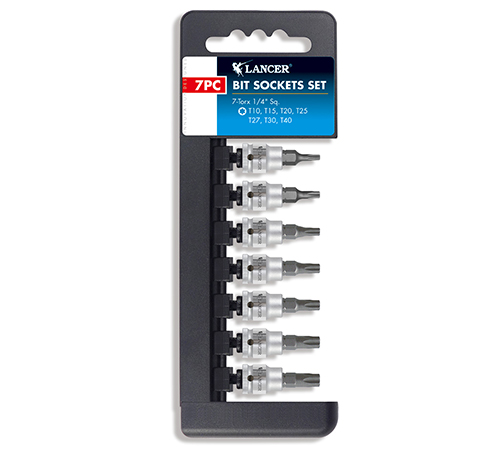 7pc 1/4"Dr. Bit Socket Set