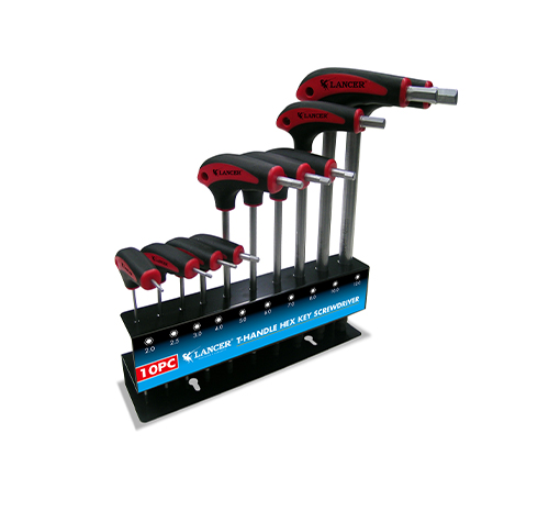 10pc L Handle Hex Ball Driver Set