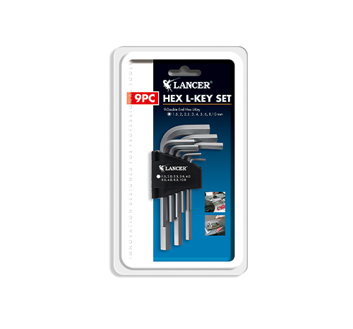 9pc L Key Hex Driver Set