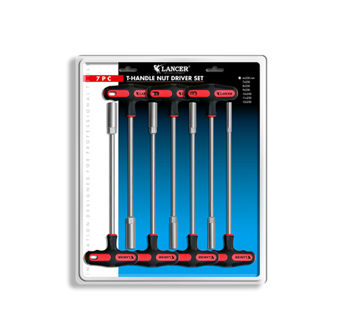 7pc T Handle Nut Driver Set