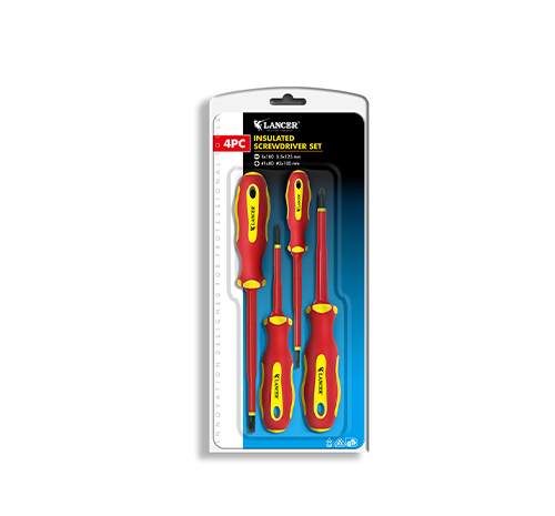 4pc Insulted Screwdriver Set