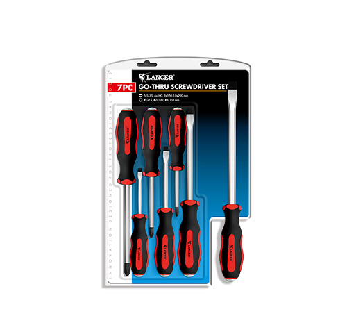 7pc Go-Through Screwdriver Set