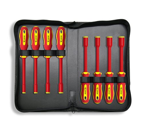 8pc Insulated Nut Screwdriver Set