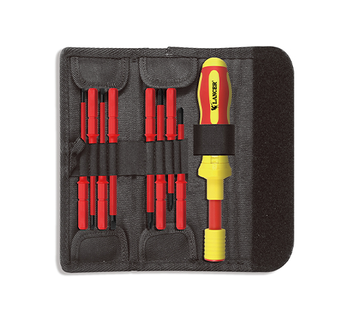 9pc Interchangeable Insulated Screwdriver Set