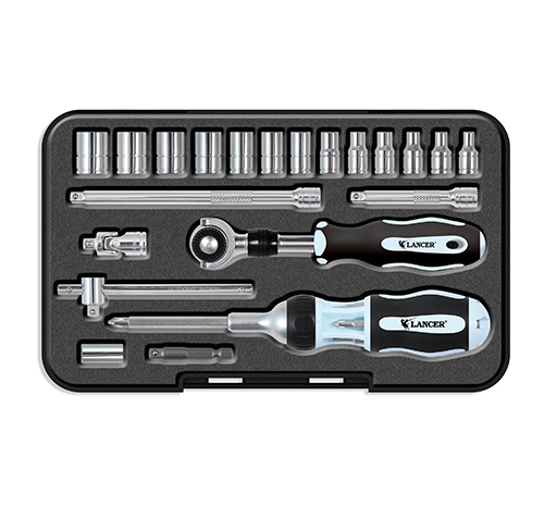 27pc Ratchet & Ratchet Screwdriver Set