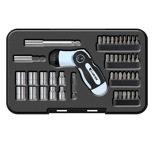 51pc Folding Ratchet Screwdriver & Bit Set